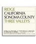 Ridge Vineyards - Ridge Three Valleys Sonoma