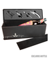 Engraved Black Leatherette Wine Gift Box with 4 Tools
