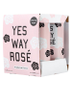 Yes Way Rose CAN 250ml x 4 Cans - Amsterwine Spirits Yes Way Ready-To-Drink Spirits United States