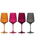 Nouveau Sunset Colored Wine Glass