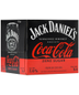 Jack Daniel's Jack Daniels Coca Cola Zero Sugar Premium Cocktail 4 Pack