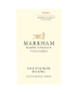 Markham Sauvignon Blanc 750ml - Amsterwine Wine Markham California Napa Valley Sauvignon Blanc