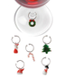 True Brands Holiday Favorites Glass Wine Charms