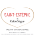2018 Chateau Calon-segur Saint-estephe De Calon Segur 750ml