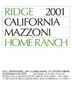 Ridge - Mazzoni Home Ranch Proprietary Red (750ml)
