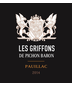 2016 Les Griffons de Pichon Baron Pauillac
