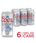 Coors Brewing Co - Coors Light (6 pack cans)