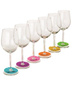Franmara Neon Party Wine Glass Tags